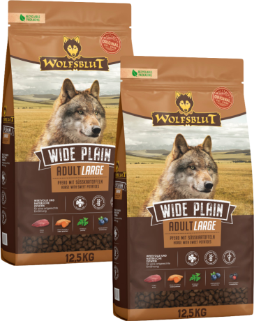 Wolfsblut DOG Adult Large Wide Plain Karma sucha op. 2x12.5kg DWU-PAK