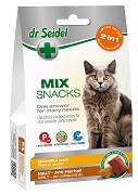 Dr Seidel Przysmak Smakołyki Mix 2w1 na piękną sierść i odkłaczanie dla kota op. 60g