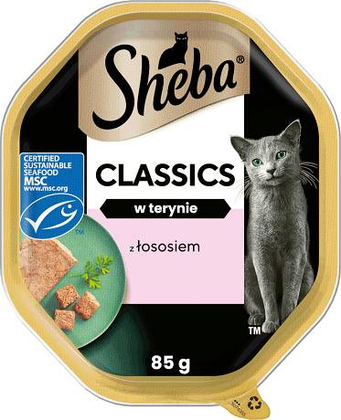 Sheba CAT Classics in Pastete Karma mokra z łososiem op. 85g