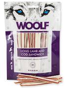 Woolf Long Lamb and Cod Sandwich Przysmak z jagnięciną i dorszem dla psa op. 100g