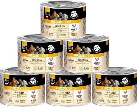 Pet Republic Adult Mokra Karma z kurczakiem w sosie dla kota 10x200g PAKIET