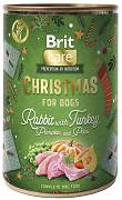 Brit Mono Protein DOG Christmas Rabbit&Turkey Mokra Karma z królikiem i indykiem dla psa 400g