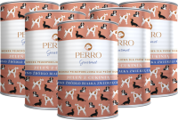Perro Gourmet Adult Mokra Karma z jeleniem i cukinią dla psa 6x400g PAKIET