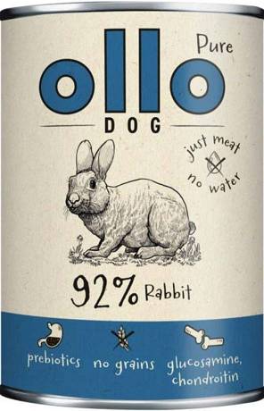 Ollo Pure Rabbit Dog Adult Mokra Karma z królikiem dla psa 400g