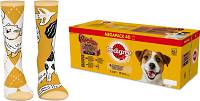Pedigree DOG Farmer's Selection Gravy Karma mokra (sos) Mix smaków dla psa op. 40x100g + SKARPETKI PEDRIGREE GRATIS