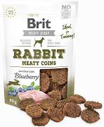 Brit Meaty Jerky Rabbit Meaty Coins Przysmak z królikiem dla psa op. 80g