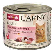 Animonda Carny CAT Adult Karma mokra z wołowiną, indykiem i krewetkami op. 200g