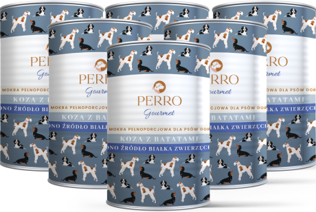Perro Gourmet Adult Mokra Karma z kozą i batatami dla psa 6x400g PAKIET
