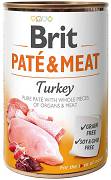 Brit Pate&Meat DOG Adult Turkey Karma mokra z indykiem op. 800g