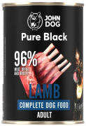 John Dog Adult Pure Black Lamb Karma z jagnięciną dla psa op. 400g