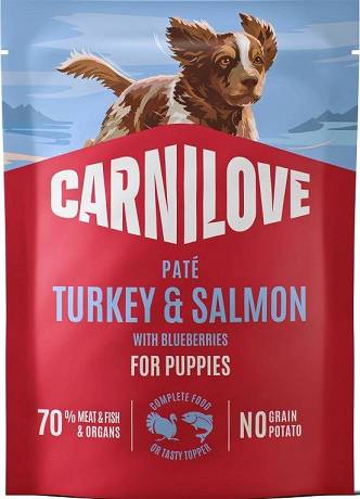 Carnilove DOG Puppy Turkey&Salmon Mokra Karma z indykiem i tuńczykiem 300g
