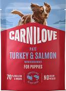 Carnilove DOG Puppy Turkey&Salmon Mokra Karma z indykiem i tuńczykiem 300g