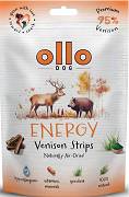 Ollo Air-Dried Dried Energy Venison Strips Przysmaki z dziczyzną dla psa 80g