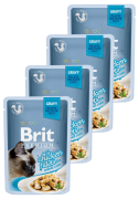 Brit Premium CAT with Chicken Fillets for Adult Cats Gravy Karma mokra z kurczakiem op. 12x85g PAKIET