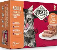 Voskes CAT Pate Karma mokra z indykiem i kurczakiem dla kota 8x85g PAKIET