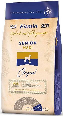 Fitmin DOG Senior Maxi Karma sucha op. 12kg