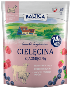 Baltica DOG Adult Small Smaki Regionów Karma sucha z cielęciną i jagnięciną op. 1kg