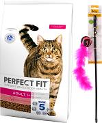 Perfect Fit CAT Adult 1+ Karma sucha z wołowiną op. 7kg + Wędka dla kota GRATIS