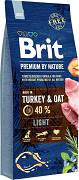 Brit Premium by Nature DOG Light Karma sucha op. 15kg