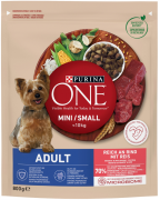 Purina One DOG Adult Mini/Small Karma sucha z wołowiną 800g