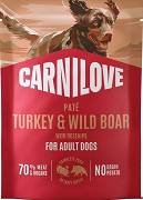 Carnilove DOG Adult Turkey&Wild Boar Mokra Karma z indykiem i dzikiem 300g