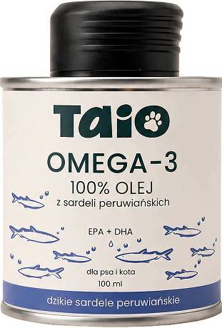 Taio Olej Omega-3 z Sardeli Peruwiańskiej dla psa i kota 100ml