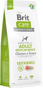 Brit Care DOG Adult Medium Sustainable Chicken&Insect Karma sucha op. 12kg [Data ważności: 10.06.2024]