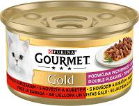 Gourmet CAT Gold Karma mokra z wołowiną i kurczakiem (sos) op. 85g