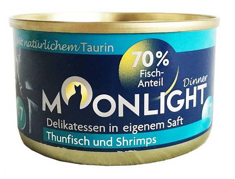 Moonlight Dinner CAT nr 7 Karma mokra z tuńczykiem i krewetkami (sos) op. 80g