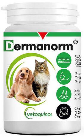 Vetoquinol Dermanorm Suplement diety dla psa i kota op. 90 tab.
