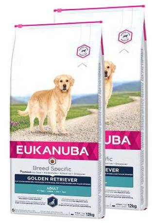 Eukanuba DOG Adult Golden Retriever Karma sucha op. 2x12kg DWU-PAK