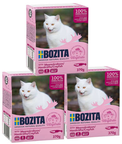 Bozita CAT Meereskrebsen Karma mokra z rakami (galaretka) op. 6x370g PAKIET