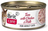 Brit Care CAT Tuna with Chicken&Milk Karma mokra z tuńczkiem, kurczakiem i mlekiem op. 70g 