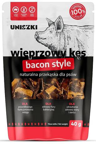 Uniszki Przysmak wieprzowy kęs dla psa 40g