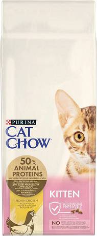 Purina CAT Chow Kitten Chicken Karma sucha z kurczakiem op. 15kg WYPRZEDAŻ
