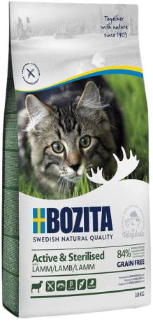 Bozita CAT Active&Sterilised Karma sucha z jagnięciną op. 10kg