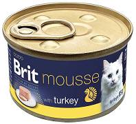 Brit Premium CAT Mousse Turkey Mokra Karma z indykiem 85g