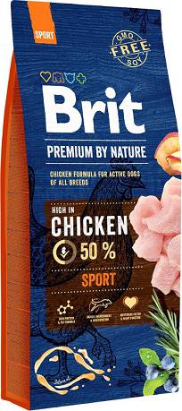 Brit Premium by Nature DOG Adult Sport Karma sucha op. 2x15kg DWU-PAK