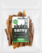 Uniszki Przysmak Skóra sarny dla psa 100g