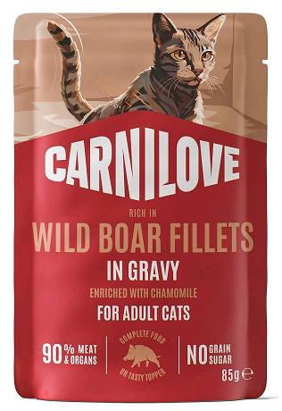 Carnilove KITTEN Rabbit Fillets in Jelly Mokra Karma z królikiem 85g