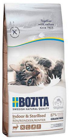 Bozita CAT Indoor&Sterilised Karma sucha z reniferem op. 10kg