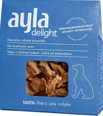 AYLA Delight Przysmak Filet z uda indyka dla psa 28g