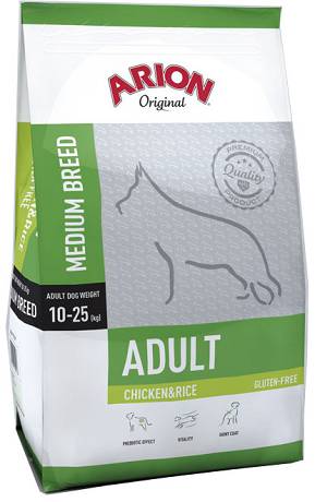 Arion Original DOG Adult Medium Chicken&Rice Karma sucha z kurczakiem op. 2x12kg DWU-PAK