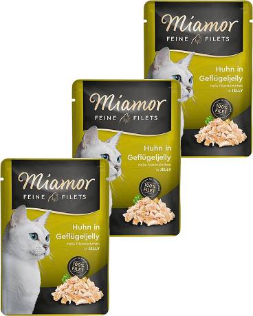 Miamor CAT Feine Filets Karma mokra z kurczakiem w galaretce drobiowej op. 12x100g PAKIET