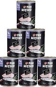 Pan Mięsko CAT Kitten Mokra Karma z indykiem i łososiem 12x400g PAKIET