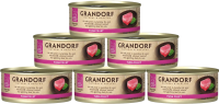 Grandorf Adult Tuna Fillet Mokra Karma z tuńczykiem w sosie dla kota 6x70g PAKIET