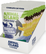 Animal Island Everyday Turkey&Tuna in Broth Mokra Karma z indykiem i tuńczykiem w rosole dla kota 12x85g