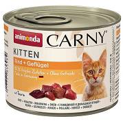 Animonda Carny CAT Kitten Karma mokra z wołowiną i drobiem op. 200g