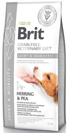 Brit Veterinary Diet DOG Joint&Mobility Herring&Pea Karma sucha ze śledziem i groszkiem op. 12kg