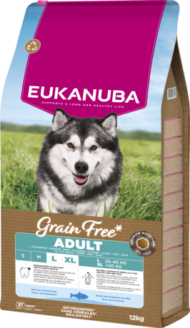 Eukanuba DOG Grain Free Adult Large&Extra Large Ocean Fish Karma sucha op. 12kg